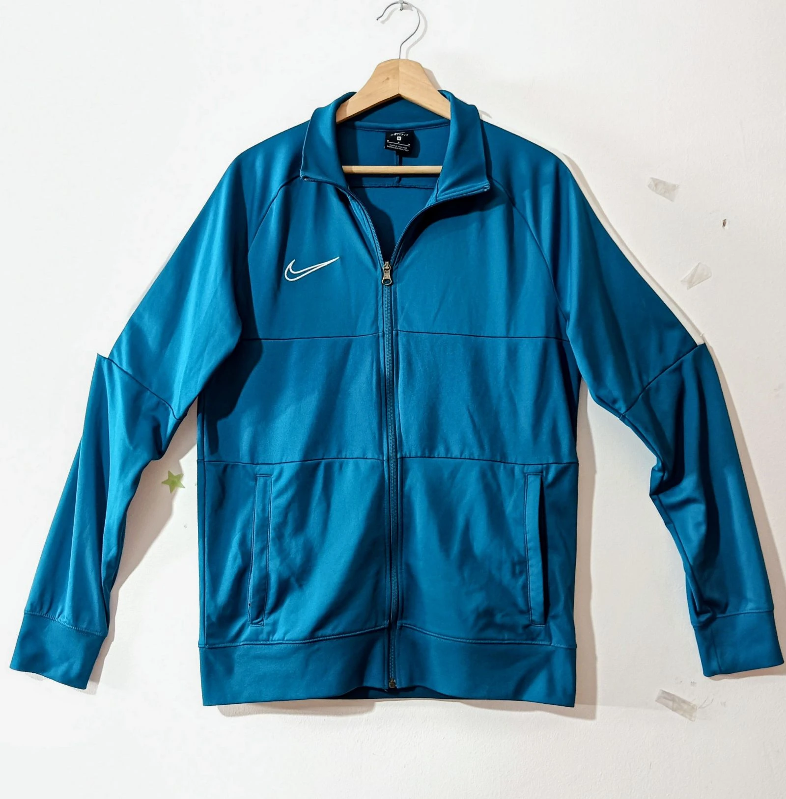Nike Dri Fit Track Javket size M Blue